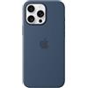 Apple Custodia MagSafe cover in silicone per iPhone 16 Pro Max - Denim
