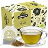 HERBALIA - Yerba Mate in Bustine, Confezione di The Mate da 20 Bustine Senza Punti Metallici, 30 gr. di Yerba Mate per Infusi e Tisane
