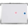 GUTEINTE Lavagna Magnetica Bianca, Scrivibile e Cancellabile, Lavagna Magnetica Doppio Sided, Bordi in Alluminio, Uso Professionale e Bambini, per Aula, Ufficio, Casa, Cucina (40 X 60cm)