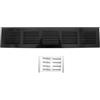 H&C VENT Ventilation Grille (Nero, 500 x 100 mm)
