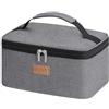 Lifewit 6L Borsa Termica Porta Pranzo, Borsa Frigo Piccola Pranzo Ufficio, Lunch Bag per Uomo e Donna, Borsetta Porta Pranzo con Manico per Picnic, Lavoro, Ufficio, Scuola, Grigio