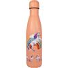 Deluxebase NatureVac - Borraccia termica Deluxebase con unicorno, 500 ml, in acciaio inox, per palestra, ufficio, viaggi, a doppia parete, sottovuoto, a prova di perdite e senza BPA, freddo per 24 ore/caldo 12