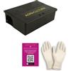 AGRI-CULTURA® | Contenitore Esca per Topi Grandi con Chiave | Trappola per Topi | Set con 1 box Contenitore per Esche, Guanti e Guida con Consigli Utili | Conforme HACCP.