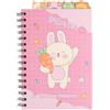 Grupo Erik Quaderno Appunti A5 Kawaii | Taccuino con Anelli | Bullet Journal, Diario Personale, 4 Separatori, Copertina Morbida, 160 Pagine, Puntinato, Formato A5