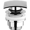 Jacuzzi Piletta Click Clack Jacuzzi | Rubinetteria cromata universale a testa quadra con o senza troppopieno universale