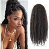 XIIMENALU Marley Twist Braiding Hair Afro Kinky Curly Marley Twist Crochet Hair Marley Twist Hair Long Cuban Twist Hair Marley Hair Extensions Synthetic Crochet Braids (4#, 18inch/6packs)