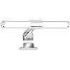BRILONER - Lampada da specchio a LED per bagno con montaggio 2 in 1, protezione dagli spruzzi d'acqua IP44, bianco neutro 4.000K, lampada per bagno, illuminazione mobile, 30 cm, cromo