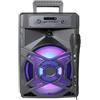 Eden pulse Ventilatore bianco 2 prese E27, 4 pale, 6 velocità, telecomando, timer, 37,5/50x117x117cm