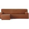 ECOMMERC3 | Copridivano Chaiselongue Braccio corto sinistro Bielastico traspirante - Copridivano Chaiselongue Colore Caldaia Regolazione Gomme e Schiume di sostegno, Protezione dall'usura