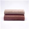 Sancarlos - Ocean, Set di 2 asciugamani da bagno combinati, colore pietra e marrone, dimensioni 100 x 150 cm