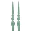 Cereria Di Giorgio - 4 Candele Voluta - Ø 2.2 cm h. 30 cm - Grigio Verde