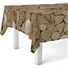 Martina Home Tovaglia in tela cerata Trunks, 100 x 140 cm, colore: marrone
