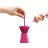 Avilia Set Stuzzicadenti per Aperitivo Fucsia 30 Bacchette in Plastica Ideali per Decorare i Tuoi Piatti per Feste, Compleanni o Aperitivi con Comoda Custodia - Resistenti e Lavabili in Lavastoviglie