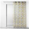 Douceur d'Intérieur Tenda, Giallo/Bianco, 140 x 240 cm