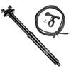 MEROURII Reggisella Bicicletta,Tubo Sella Telescopico Alluminio con Cavo Controllo Manuale per MTB Bici da Strada BMX (30,9/31,6x395mm/30,9/31,6x345mm)