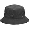 Melegari Cappello Impermeabile | Tirano Hat | Arrotolabile e Tascabile | Cappello Bucket da Pioggia | Unisex | Estate Inverno | (IT, Numero, 60, 61, Nero)
