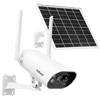 HOMSFOU Telecamera Solare Per Esterni Videocamera Telecamere Wireless Telecamera Di Sicurezza Per Esterni Ad Energia Solare Telecamere Per La Sicurezza Domestica Telecamera A Pannello