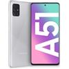 Samsung Galaxy A51 Smartphone, Display 6.5 Super AMOLED, 4 Fotocamere Posteriori, 128 GB Espandibili, RAM 4 GB, Batteria 4000 mAh, 4G, Dual Sim, Android 10, Argento (Metallic Silver)