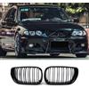 Jinpengyong Griglia Paraurti Anteriore per BMW 3er E46 4D Nero Lucido 2002-2005 LCI Facelift (Non Adatta per 2 Porte)