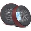 SOULWIT Cuscinetto di Ricambio in Gel di Raffreddamento per Jabra Evolve 75 (75UC 75MS 75SE) Stereo Bluetooth Wireless Cuffie,Cuscinetti Auricolari in Schiuma per l'isolamento dal Rumore-Borgogna