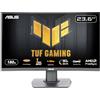 ASUS TUF Gaming VG24VQER Monitor Gaming Curvo da 24" pollici (23,6), Full HD (1920x1080), 180 Hz, ELMB SYNC, FreeSync, Tempo di Risposta 1ms, DisplayWidget Center, Nero