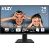 MSI PRO MP252 Monitor 24,5 - FHD IPS (1920 x 1080), 100 Hz, schermo Eye-Friendly, altoparlanti integrati, inclinabile, HDMI 1.4b, D-Sub (VGA)