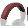 SOULWIT Copertura Archetto in pelle proteica per Audio Technica ATH M50, M50X, M50XWH, M50XBT, M50XBT2, M50S/LE, parte di ricambio per la riparazione del cuscinetto della fascia per la testa