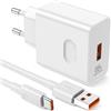 ACAGET 66W SuperCharge Caricabatterie per Honor Original Magic 6 Lite 90 Lite 200 Lite X8a X8b, 6A Cavo di ricarica USB C Adattatore di alimentazione per HONOR 90 70 Lite X9b per HONOR Magic 6 5 4 3 Lite Pro