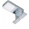 VR VETRINEINRETE Vetrineinrete® Lampada a led per specchio da bagno 3 watt applique moderno a luce naturale nero o silver IP44 (Silver)
