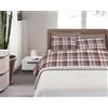 IlGruppone Il Gruppone Passione Casa Completo Letto in Cotone Di Flanella Calda e Morbida Anti Pilling - Set Lenzuola Flanellato 3 Misure parure con Federe (Dis6-ScotthisRosso, Matrimoniale)