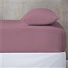 BANZAII TEXTILE INNOVATOR ONLINE Banzaii Lenzuolo sotto con Angoli Invernale Felpato in Flanella Anti-Pilling 100% Cotone Tinta Unita Due piazze Maxi Matrimoniale 180 x 200 Lavanda