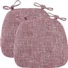 uyeoco Set 4/2/1 Cuscini Sedia da Cucina/Cuscini di Seduta,43 * 41 * 35cm Confortevole Cuscini Coprisedia da Cucina,con Lacci Imbottito,Lavabili(21#,2pcs)