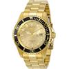 Invicta Pro Diver - Orologio da Uomo in Acciaio Inossidabile con Movimento al Quarzo, Oro/Nero - 43 mm