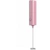 IraXpro - Montalatte elettrico portatile, frusta elettrica One Touch, alimentato a batteria 2 AA, per caffè, cioccolata calda, crema (rosa)