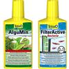 Tetra Algumin, Combatte Efficacemente Ogni Tipologia di Alghe - 250 Ml & Filteractive 250 Ml Contiene Batteri Vivi Che Attivano Il Filtro E Batteri Che Riducono L'Accumulo di Impurità