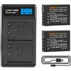 Shentec 2X Shentec Batteria NP-W126 Compatibile con Fujifilm NP-W126 NP-W126S X100F X-A1 X-A2 X-A3 X-A5 X-A10 X-E2 X-E2S X-Pro1 X-Pro2 X-T1 X-T2 X-T3 X-T10 X-T20 X-T100 X-H1 FinePix HS33EXR HS50EXR