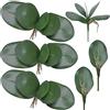 FagusHome 6 Pz Foglie d'orchidea phalaenopsis Artificiale con Radici aeree 26cm Verde Fiori Finti Orchidea Finta Foglie Decorative (6Pcs)