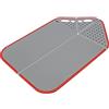 Westmark 62192270 - Tagliere pieghevole in plastica, 3 in 1, colore: Grigio/Rosso