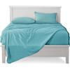 FARFALLAROSSA Lenzuola Singolo Completo, Materiale 100% Puro Cotone, Lenzuola e 1 Federa da Letto, Biancheria da Letto, verde scuro