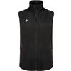 IZAS - Gilet in Pile Uomo - Giacca Senza Maniche con Collo Alto - Pile Invernale Leggero e Asciugatura Rapida - Ideale per attività all'Aperto - Gilet Padru Nero - S- S