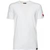 DSQUARED2 tshirt bianca patch rossa - xxl, bianco