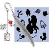 KUIYAI Regalo da favola Principessa Belle Segnalibro in metallo per amante dei libri Lettore Bookish Bookworm Book Nerd (Beauty Beast bm UK)