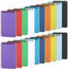JIANTA Block Notes A7, Taccuino Tascabile, 50 Fogli/20Pack Piccolo Taccuino Spirale Foderato, 10 Colori Taccuini Memo, 3 x 5 Pollici Taccuini Foderati per Ufficio Casa Scuola