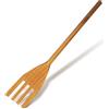 Fackelmann Forchettone multiuso da cucina, ideale per pasta lunga, arrosti, materiale in legno di ciliegio, lavare a mano, dimensione 35 x 6 x 1,3cm, Linea Ecoelegant