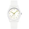 findtime Orologio da donna rosa 5 ATM, impermeabile, semplice, minimallistic, orologio da polso da donna, cinturino in silicone, analogico, al quarzo, sportivo, per ragazze, donne e bambini, bianco e