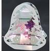 Flair Flower Portacandele in vetro con luce a LED e candela tealight con rami di abete, angelo, stella, neve artificiale, decorazione natalizia, decorazione natalizia, decorazione in vetro, decorazione da tavolo,