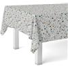 Martina Home Tovaglia in tela cerata Alcoa, 240 x 140 cm, colore: grigio