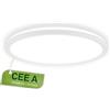 BRILONER - Lampada soffitto LED, CEE A sorgente luminosa, 11,4 W 2400 lm, design ultrasottile, luce indiretta, pannello luminoso moderno, illuminazione soggiorno, cucina, camera, 29,3x2,5 cm, bianco