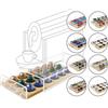 MACOM Dispenser Portacapsule Universale per Macchine Caffè, 18 capsule, cassetto in bambù, Just Kitchen 836 Mini Space Coffee