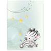 Herding babybest Coperta in Pile Microfibra con Zebra, 75 x 100 cm, 100% Poliestere